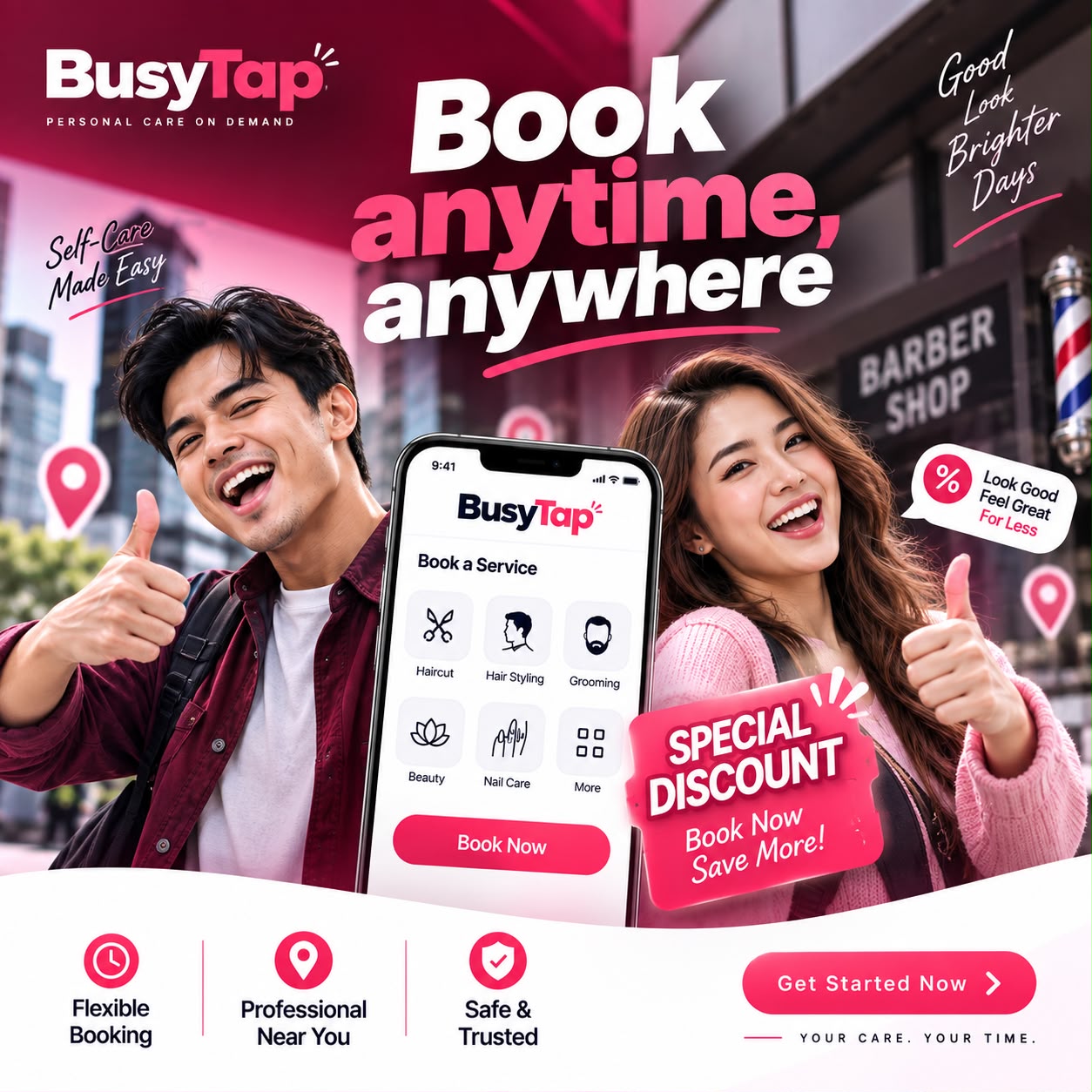 BusyTap is building the future of on-demand personal care.
